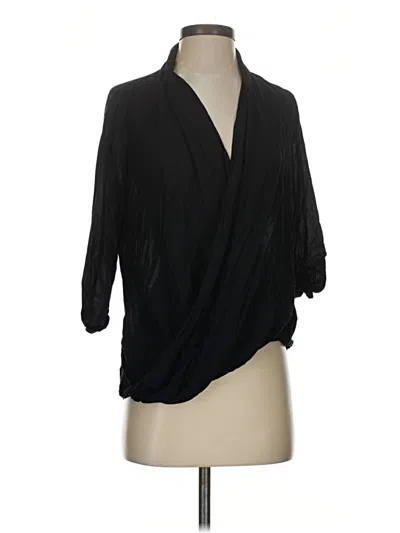 Pre-owned Bailey44 3/4 Sleeve Blouse In Black
