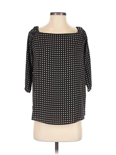 Pre-owned Bailey44 3/4 Sleeve Blouse In Black