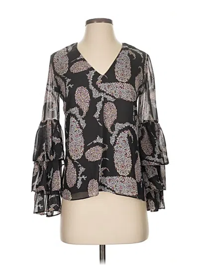 Pre-owned Bailey44 3/4 Sleeve Blouse In Black