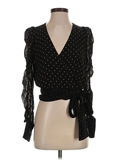 Pre-owned Bailey44 3/4 Sleeve Blouse In Black