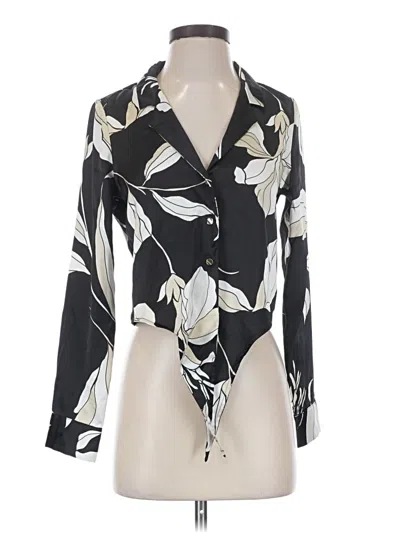 Pre-owned Bailey44 3/4 Sleeve Blouse In Black