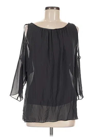 Pre-owned Bailey44 3/4 Sleeve Blouse In Black