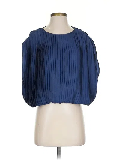 Pre-owned Bailey44 3/4 Sleeve Blouse In Blue