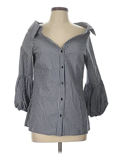 Pre-owned Bailey44 3/4 Sleeve Blouse In Gray