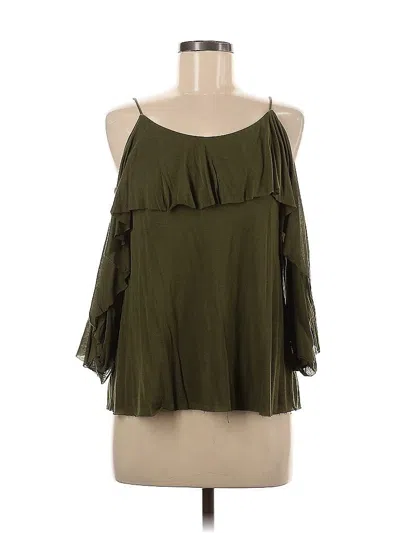 Pre-owned Bailey44 3/4 Sleeve Blouse In Green