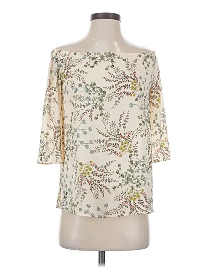 Pre-owned Bailey44 3/4 Sleeve Blouse In Ivory