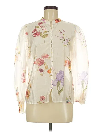 Pre-owned Bailey44 3/4 Sleeve Blouse In Ivory
