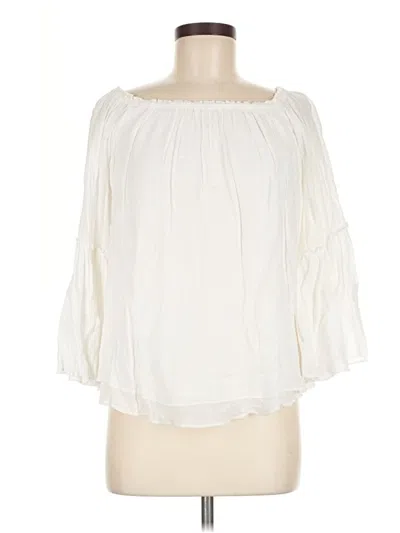 Pre-owned Bailey44 3/4 Sleeve Blouse In Ivory
