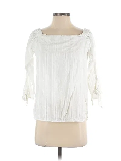 Pre-owned Bailey44 3/4 Sleeve Blouse In White