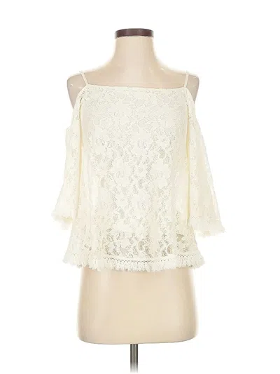 Pre-owned Bailey44 3/4 Sleeve Blouse In White