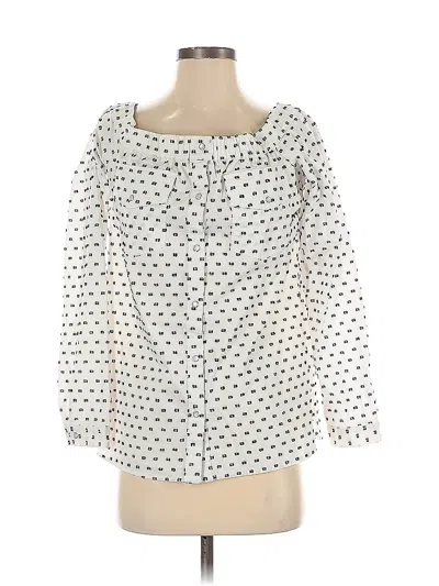 Pre-owned Bailey44 3/4 Sleeve Blouse In White