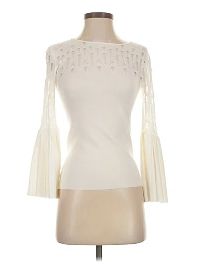 Pre-owned Bailey44 3/4 Sleeve Blouse In White