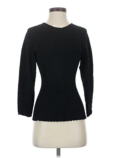 Pre-owned Bailey44 3/4 Sleeve Top Black Boatneck Tops