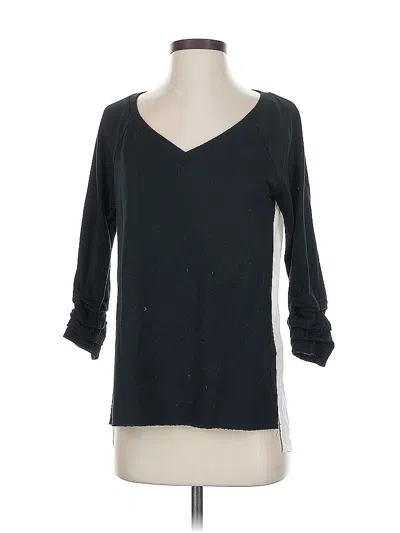 Pre-owned Bailey44 3/4 Sleeve Top Black V Neck Tops