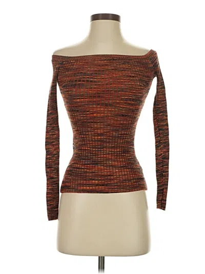 Pre-owned Bailey44 3/4 Sleeve T-shirt In Brown