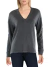 BAILEY44 CASEY WOMENS JEWELED V-NECK PULLOVER TOP