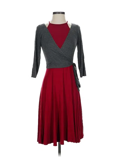 Pre-owned Bailey44 Casual Dress In Burgundy