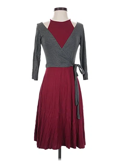 Pre-owned Bailey44 Casual Dress In Burgundy