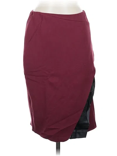 Pre-owned Bailey44 Casual Skirt In Burgundy