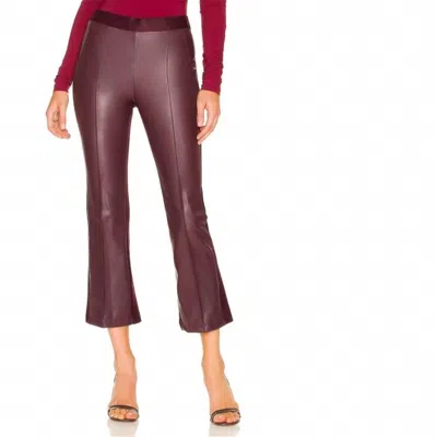 Bailey44 Eco Leather Pant In Maroon/burgundy In Multi