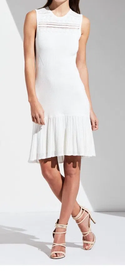 Bailey44 Evalina Tank Knit Dress In Creme Friache In White