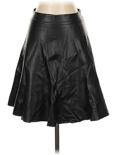 Pre-owned Bailey44 Faux Leather Skirt In Black