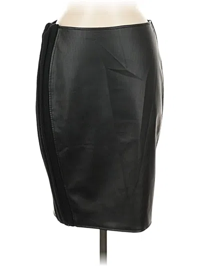 Pre-owned Bailey44 Faux Leather Skirt In Black