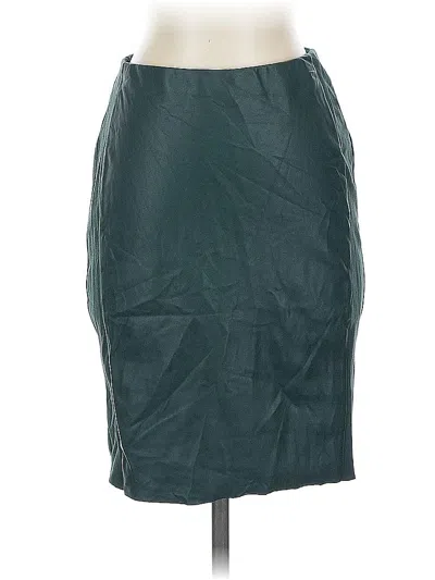 Pre-owned Bailey44 Faux Leather Skirt In Blue