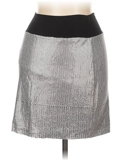 Pre-owned Bailey44 Formal Skirt In Silver