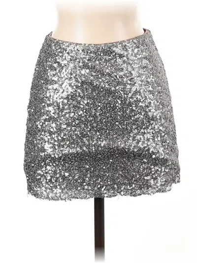 Pre-owned Bailey44 Formal Skirt In Silver