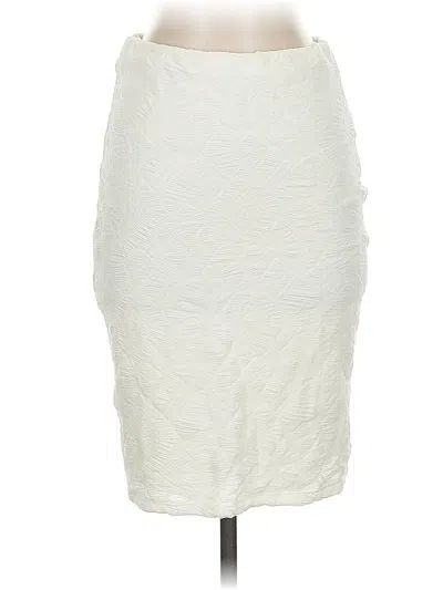 Pre-owned Bailey44 Formal Skirt In White