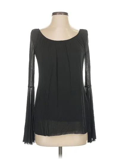 Pre-owned Bailey44 Long Sleeve Blouse In Black