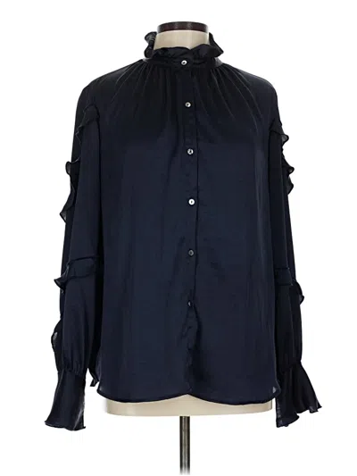 Pre-owned Bailey44 Long Sleeve Blouse In Black