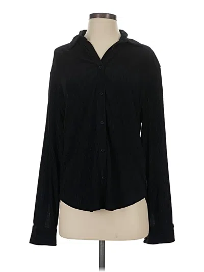 Pre-owned Bailey44 Long Sleeve Blouse In Black