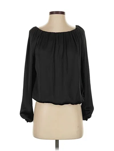 Pre-owned Bailey44 Long Sleeve Blouse In Black