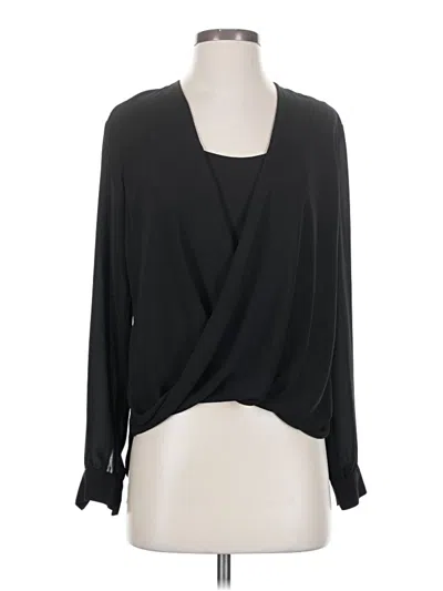 Pre-owned Bailey44 Long Sleeve Blouse In Black