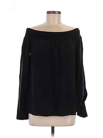 Pre-owned Bailey44 Long Sleeve Blouse In Black