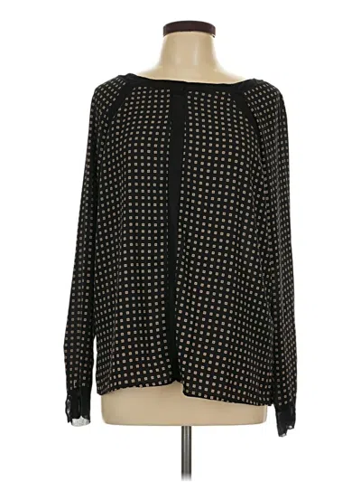 Pre-owned Bailey44 Long Sleeve Blouse In Black