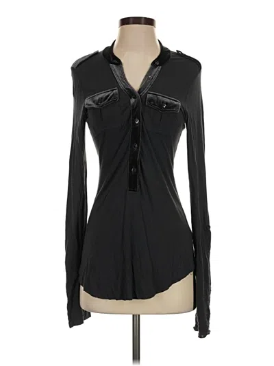 Pre-owned Bailey44 Long Sleeve Blouse In Black