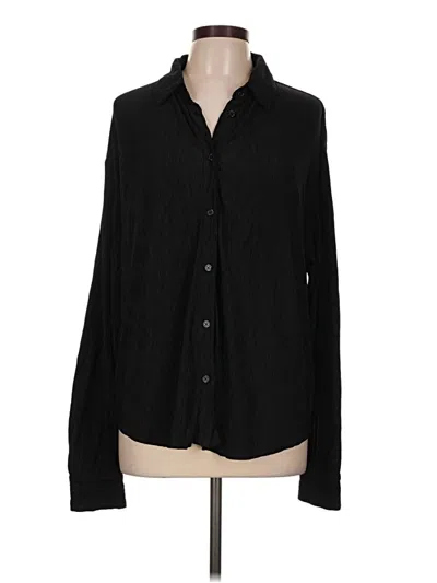 Pre-owned Bailey44 Long Sleeve Blouse In Black