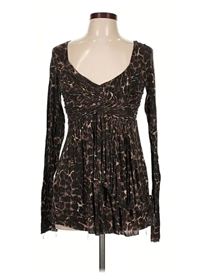 Pre-owned Bailey44 Long Sleeve Blouse In Black