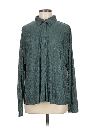 Pre-owned Bailey44 Long Sleeve Blouse In Blue