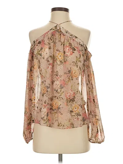 Pre-owned Bailey44 Long Sleeve Blouse In Brown