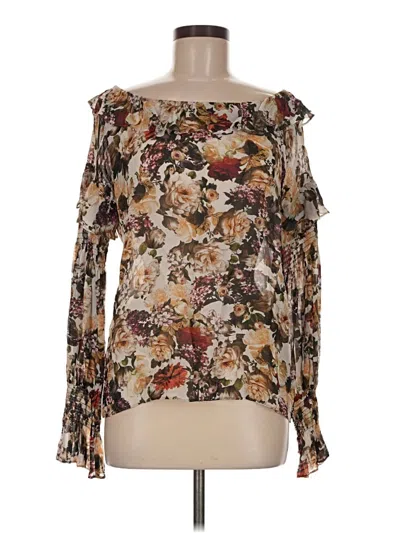 Pre-owned Bailey44 Long Sleeve Blouse In Brown