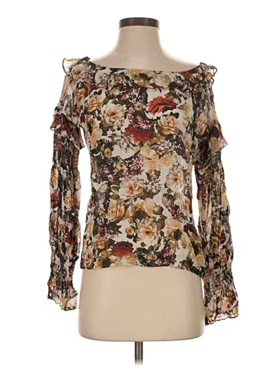Pre-owned Bailey44 Long Sleeve Blouse In Brown