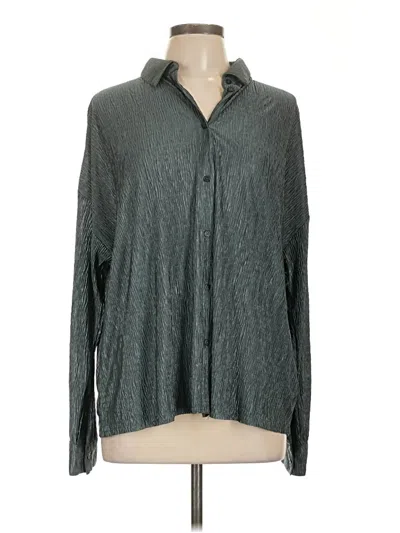 Pre-owned Bailey44 Long Sleeve Blouse In Gray