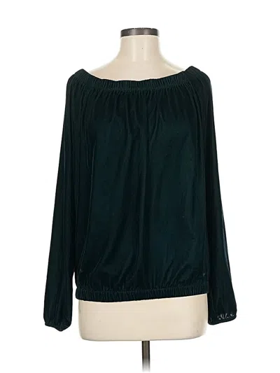 Pre-owned Bailey44 Long Sleeve Blouse In Green