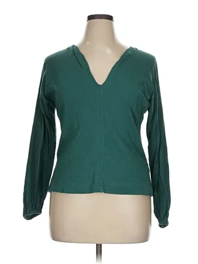 Pre-owned Bailey44 Long Sleeve Blouse In Green