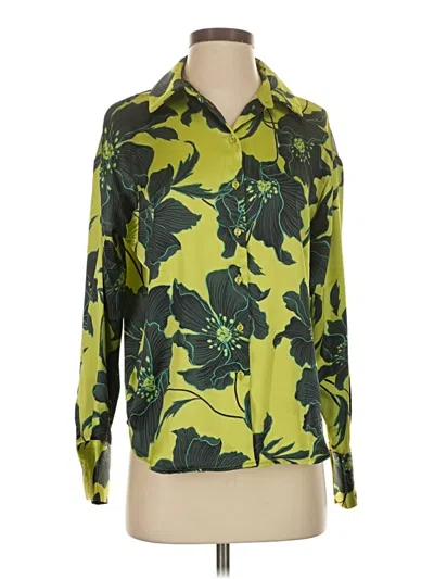 Pre-owned Bailey44 Long Sleeve Blouse In Green