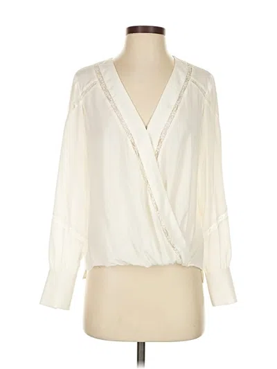 Pre-owned Bailey44 Long Sleeve Blouse In Ivory